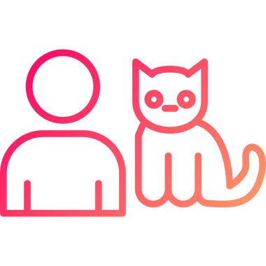 kedi simgesi vektör işareti ve beyaz arkaplanda izole edilmiş sembol, kedi logosu kavramı,