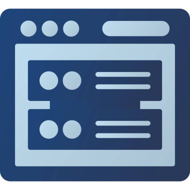 Ağ simgesi. Haberlerin basit bir illüstrasyonu