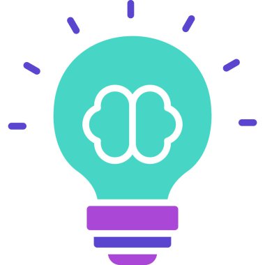 ampul simgesi vektör illüstrasyonu