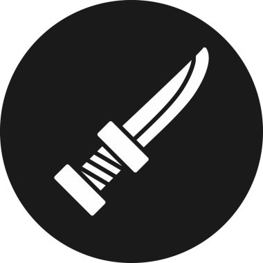 Kılıç. Web simgesi basit illüstrasyon