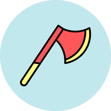 Bir kürek simgesinin vektör çizimi