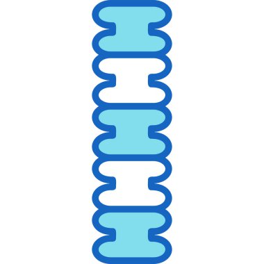 Kemik. Web simgesi vektör illüstrasyonu