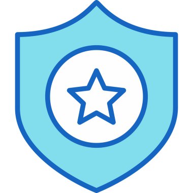 Rozet. Web simgesi basit illüstrasyon