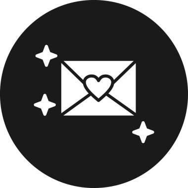 zarf simgesi vektör illüstrasyonu