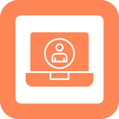 bilgisayar simgesi vektör illüstrasyonu