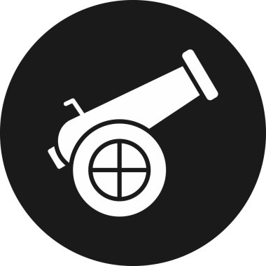 Canon Basit Vektör Simgesi İllüstrasyonu