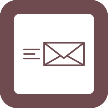 zarf simgesi, vektör çizimi