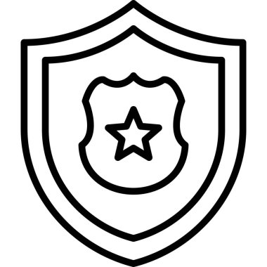 kalkan ağ simgesi basit tasarım