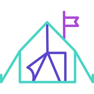 Yel değirmeni ikonu. vektör illüstrasyonu