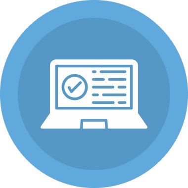 Bilgisayar vektör simgesi modern basit vektör illüstrasyonu