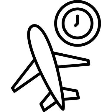 uçuş kontrol düzlemi simgesi