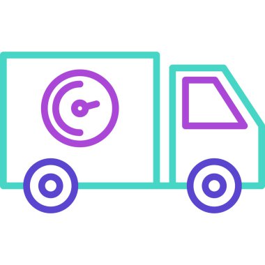 araba simgesi vektör illüstrasyonu