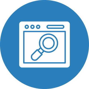 seo modern simgesinin vektör illüstrasyonu