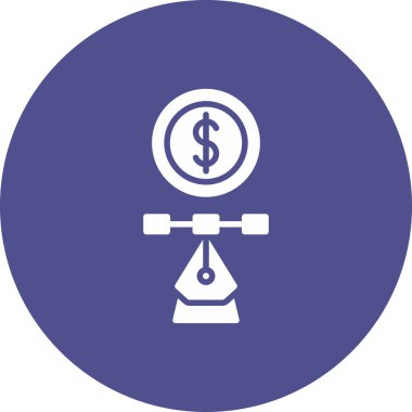 vektör dolar simgesi, illüstrasyon