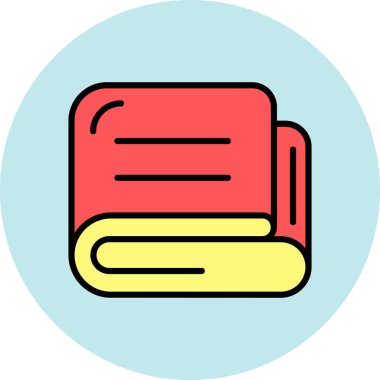 kitap simgesi vektör illüstrasyonu