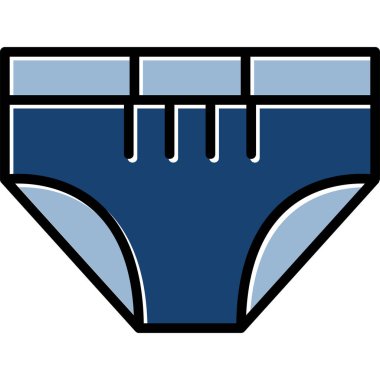 Simge renk taslağı düz tasarım çizimini kısaltır