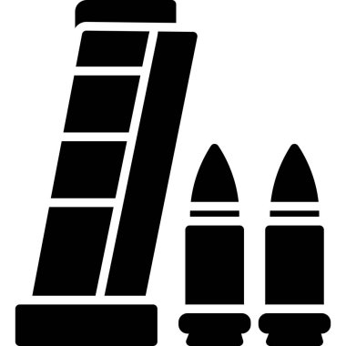 Kurşun ikonu. vektör illüstrasyonu