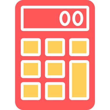 Hesap makinesi. Web simgesi basit tasarım