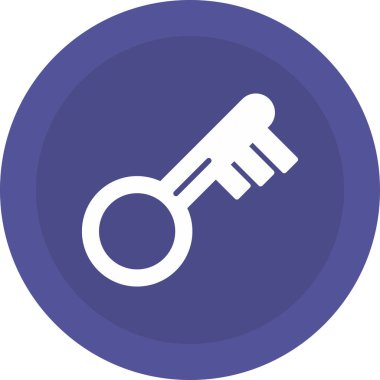 Anahtar simgesinin vektör illüstrasyonu