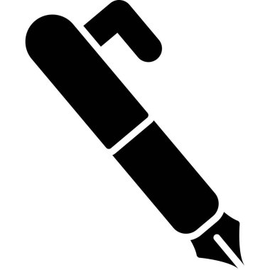 Kalem simgesi. Basit tasarım