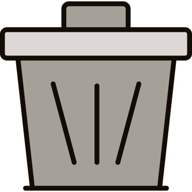 geri dönüşüm kutusu dolduruldu - taslak simgesi - taslak biçimi