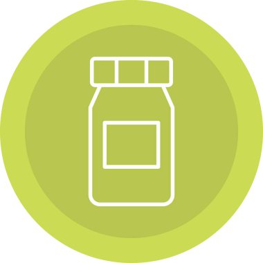 Şişe. Web simgesi basit illüstrasyon