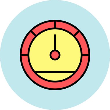 Hız göstergesi simgesi. vektör illüstrasyonu