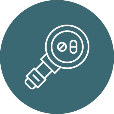 Eşsiz Pusula Vektör Satırı Simgesi