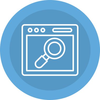 seo modern simgesinin vektör illüstrasyonu