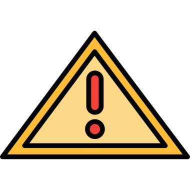 Uyarı işareti. vektör illüstrasyonu