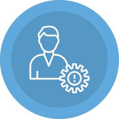 Modern bir simgenin vektör illüstrasyonu