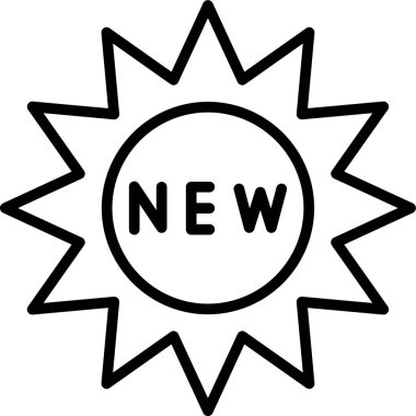 Moda Biçimli Yeni Simge İzole Arkaplan