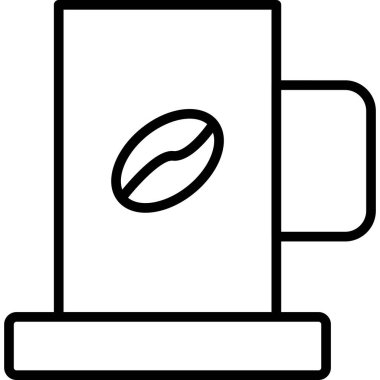 içecek içecek ikonu ana hatlarıyla