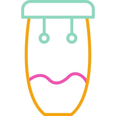 yiyecek ve içecekler ikon vektör çizimi