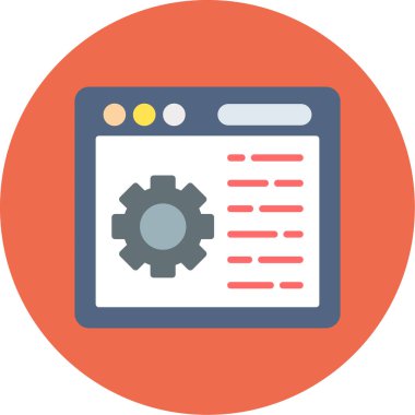 Düz vektör simgesi kodlanıyor