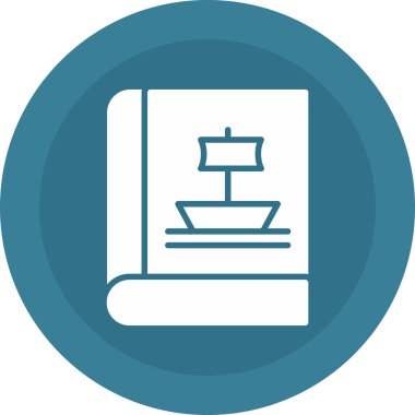 kitap simgesi vektör illüstrasyonu