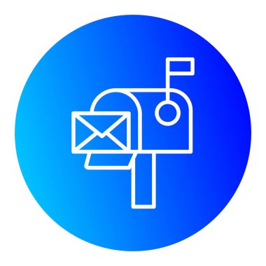 e- posta simgesi vektör illüstrasyonu