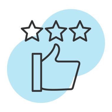 vektör renk çizgisi simgesi gibi