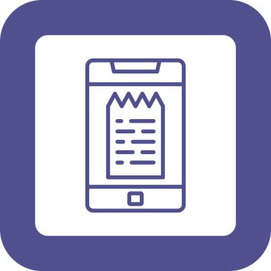 Telefon Vektörü Kabartma Simgesi Tasarımı