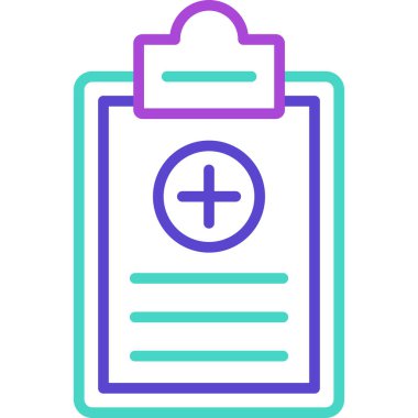 belge simgesi vektör illüstrasyonu