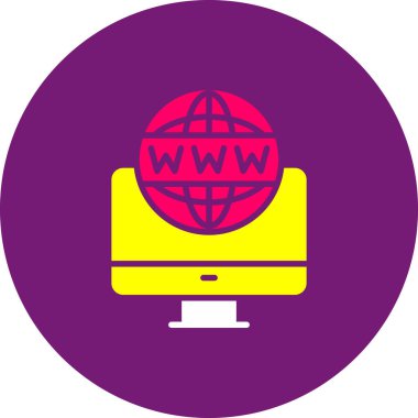 genel bilgisayar simgesi, vektör illüstrasyonu