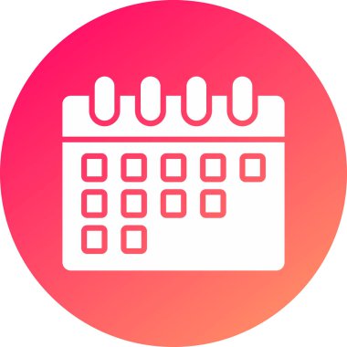 Takvim. Web simgesi basit tasarım