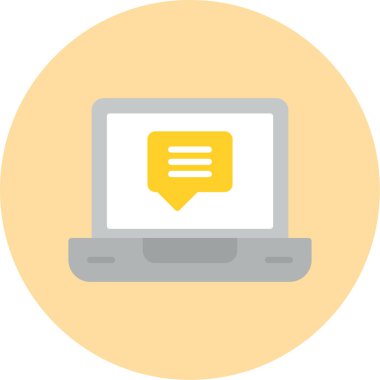 Bilgisayar. Web simgesi basit illüstrasyon