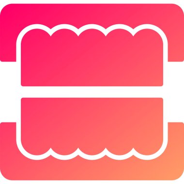 Yemek. Web simgesi basit illüstrasyon