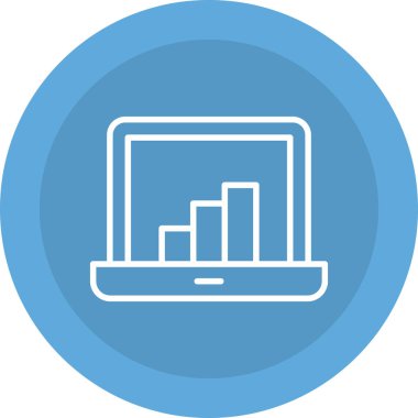 Çizelge. Web simgesi basit illüstrasyon