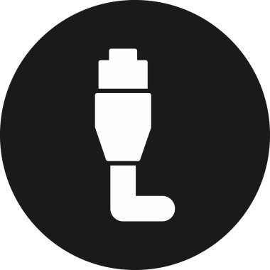 Şişe. Web simgesi basit illüstrasyon