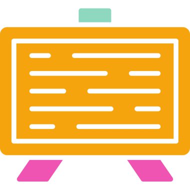 Kitap. Web simgesi basit illüstrasyon