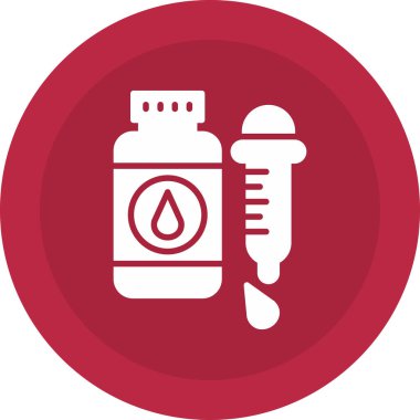 Kan Torbası simgesi, vektör çizimi