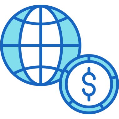 genel para simgesi vektör illüstrasyonu