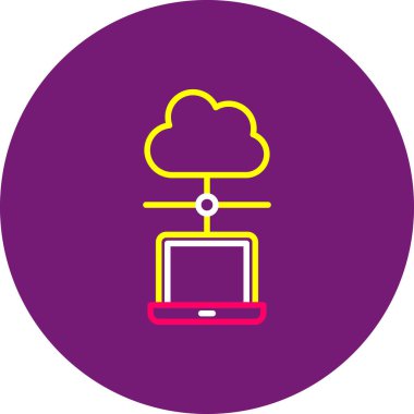 Bulut hesaplama. Web simgesi